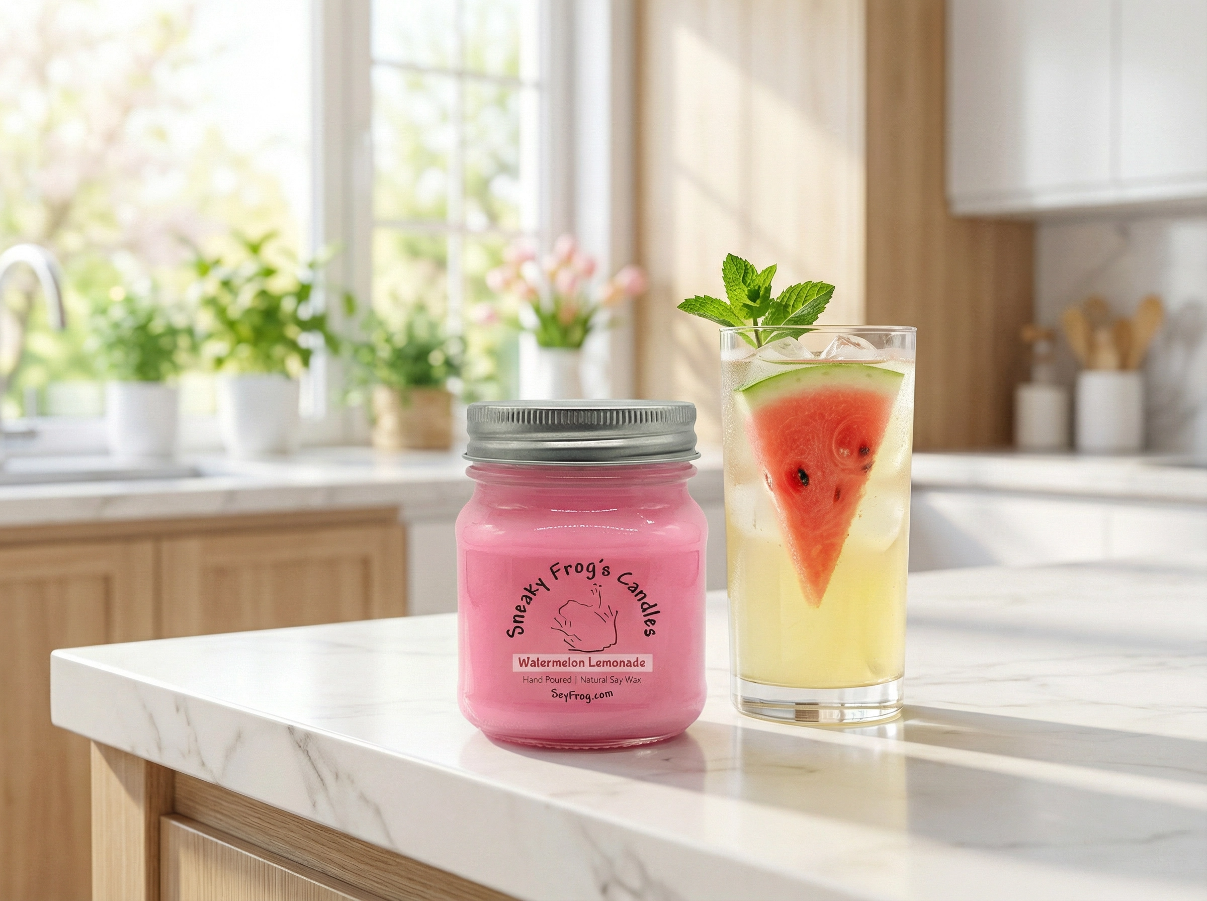 Watermelon Lemonade Soy Wax Candle