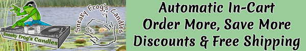 Sneaky Frog's Natural Soy Wax Candles