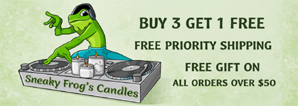 Sneaky Frog's Natural Soy Wax Candles