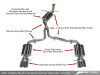 AWE Touring Edition Exhaust w/ Quad Outlet Polished Silver Tips for B8 A5 2.0T