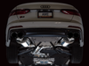 AWE Touring Exhaust w/Diamond Black Tips for 19-23 Audi C8 S6/S7 2.9TV6 AWD