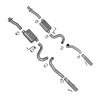 BBK  VARITUNE FULL CAT BACK EXHAUST SYSTEM SS TIPS For 86-04 MUSTANG GT LX COBRA