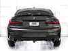 AWE Track Axle Back Exhaust Chrome Tips for 2019-2023 BMW 330i/21-23 430i G2X