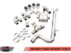 AWE SwitchPath Exhaust with 102mm Chrome Silver Tips for Volkswagen MK7 Golf R