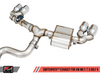 AWE SwitchPath Exhaust with 102mm Chrome Silver Tips for Volkswagen MK7 Golf R