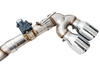 AWE SwitchPath Exhaust with 102mm Chrome Silver Tips for Volkswagen MK7 Golf R