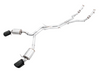 AWE Touring Edition Exhaust Diamond Black RS-style Tips for Audi B9 RS 5 Coupe