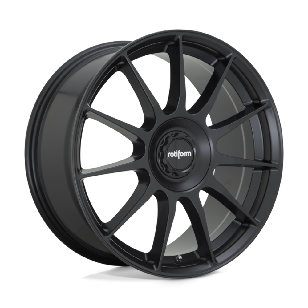 Rotiform R168 DTM Wheel 19x8.5 5x112 45 Offset Satin Black Shown