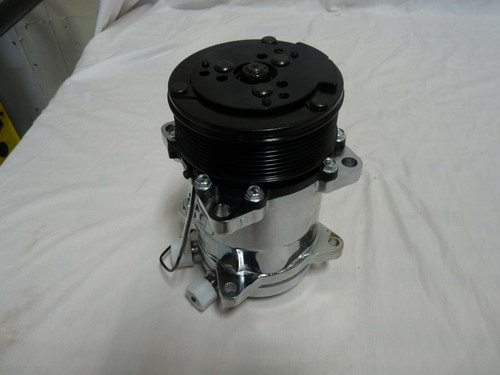 Chrome Sanden compressor 508 Serpentine belt a/c air conditioning 134a 7 RIB NEW Chrome Sanden compressor 508 Serpentine belt a/c air conditioning 134a 7 RIB NEW