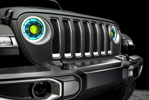 Oracle Oculus Bi-LED Projector Headlights for Jeep JL/Gladiator JT - ColorSHIFT