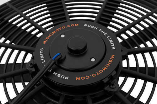 Mishimoto Performance Single Black 16" Slim Electric Radiator Cooling Fan