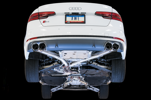 AWE Tuning Track Edition Exhaust - Header Back Exhaust For 18-23 Audi B9 S4