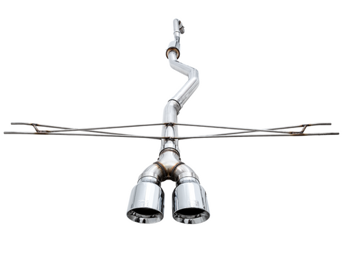 AWE  Track Edition Exhaust w/Front Pipe & Dual Tips for 17-21 Honda Civic Si