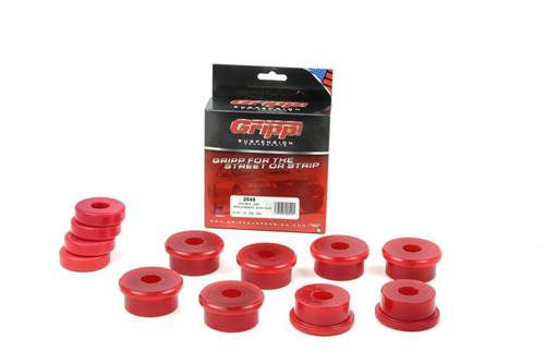 BBK Rear Lower Control Arm Replacement Bushing Kit For 86-04 Mustang (RED)