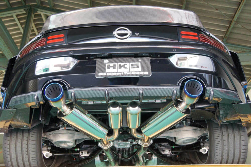 HKS Super Turbo Muffler for RZ34 VR30DDTT