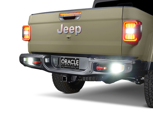 Oracle Rear Bumper LED Reverse Lights For Jeep Gladiator JT - 6000K