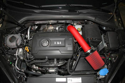 AEM Cold Air Intake System Wrinkle Red For 2015 Volkswagen Golf GTI 2.0L