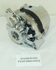 GM CS130 STYLE 160 AMP CHROME ALTERNATOR WITH V-BELT PULLEY