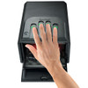 MiniVault® GV1050-19 frontal open props hand on keyboard