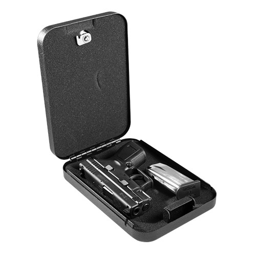 NanoVault 200 lateral open with props