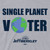 Single Planet Voter (Athletic Heather Pullover Hoodie)