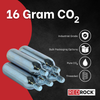 HVAC 16 gram Unthreaded CO2 Cartridges 8.3mm Neck Diameter Industrial grade CO2 - 10 Packs