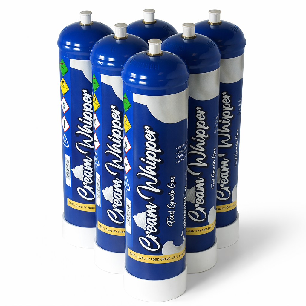 Leland MS Cream Whipped Cream Charger – 635g (6-Pack) | Restaurant Quality