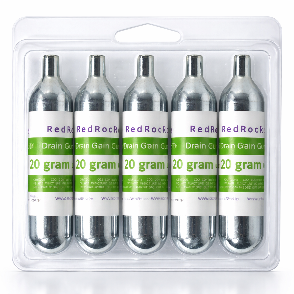 20 Gram Drain Gun  Cartridge 5 Pack Refill