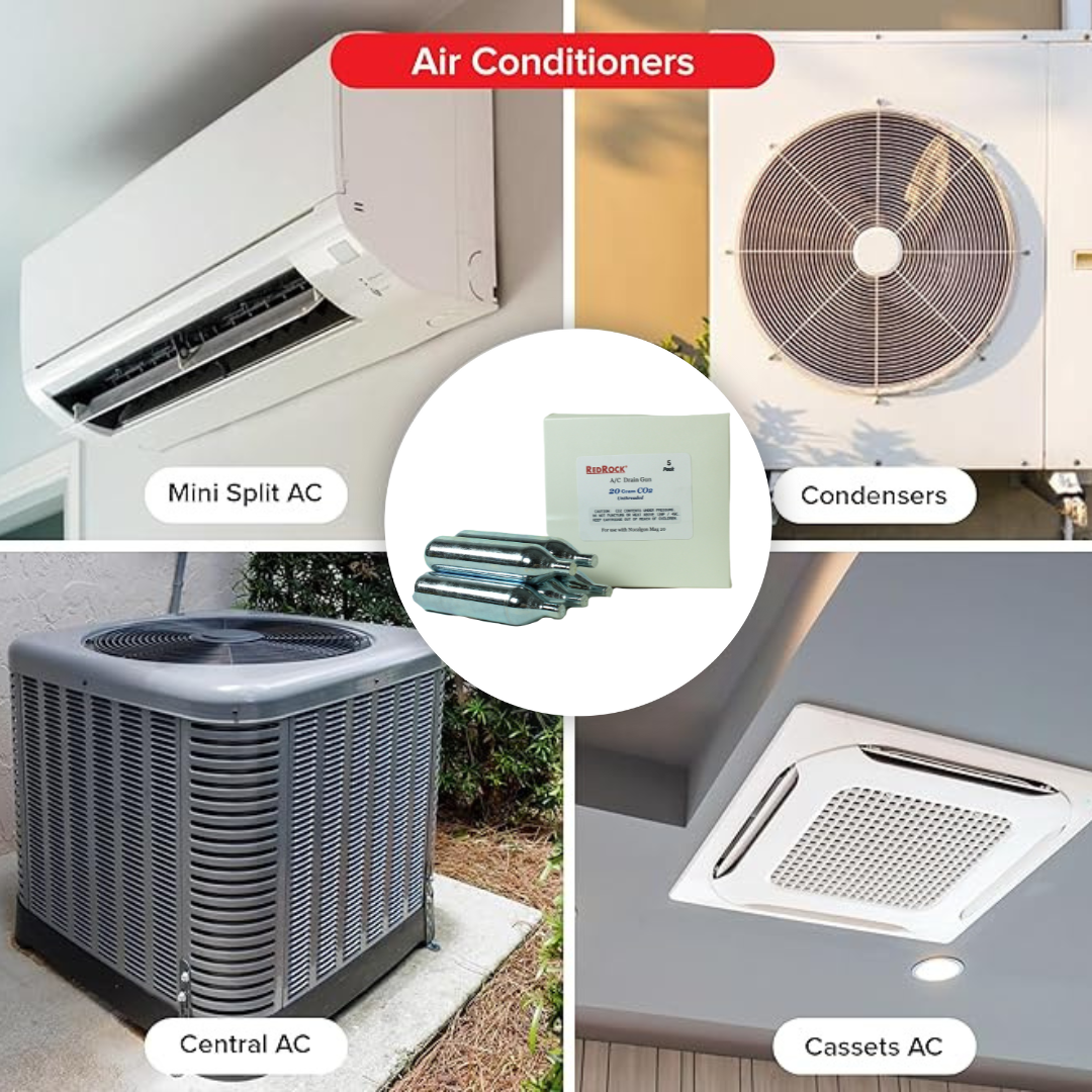 20 Gram Unthreaded CO₂ Cartridges – Industrial Grade – 100 Pack (20g Non-Threaded CO2 Cylinders)