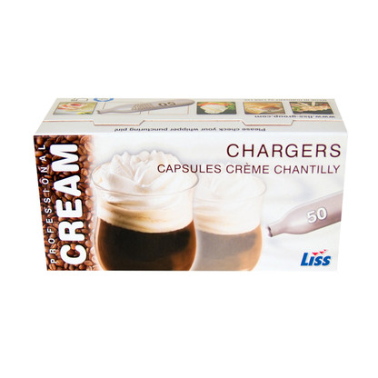 Case of 600 LISS cream chargers n2o