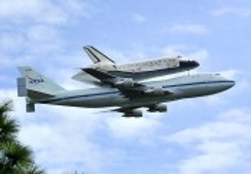 Space shuttle Endeavour departs Florida for Los Angeles