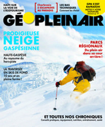 Piggyback Rider featured in GeopleinAir Magazine in Quebec Canada