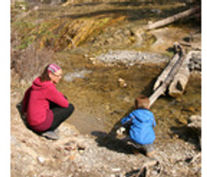 Family adventure in the Canadian Rockies takes along a Piggyback Rider