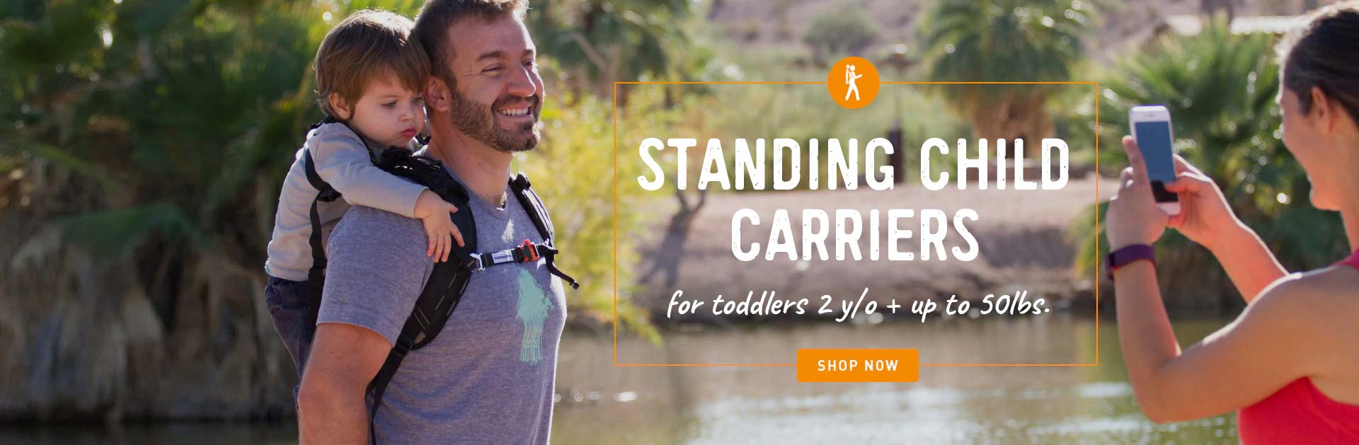 standing kid carrier
