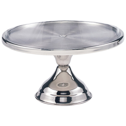 Stainless steel cake stand Ø 30 cm H 5 cm : Stellinox