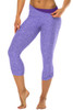 Gigi High Waist Side Gather 3/4 Leggings - Butter