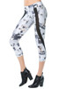 Padme 3/4 Leggings - Black Accent on Impression