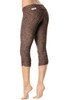 Gigi Rolldown Side Gather 3/4 Leggings - Butter