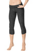 Gigi Rolldown Side Gather 3/4 Leggings - Butter