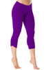 Gigi Sport Band Side Gather 3/4 Leggings - Supplex