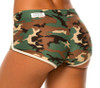Retro Shorts - Camo Green
