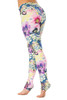 Sport Band Leggings - Flower