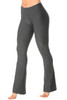 Mars Grey Sport Band Bootleg Pants