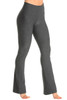Mars Grey High Waist Bootleg Pants