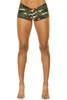 Bambola Scrunch Back Lowrise Mini Shorts - Camo