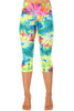 Pina High Waist 3/4 Leggings - Brushed Print