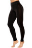 Side Stripe High Rise Mini Band Leggings - Athletic Mesh Accent on Supplex