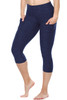 Calypso High Waist Pocket 3/4 Leggings - Butter