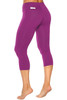 V-Wrap High Waist 3/4 Leggings - Supplex