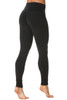 Bambola Scrunch Back High Waist 7/8 Leggings - Final Sale - Double Weight Butter Black - XS - 26" Inseam